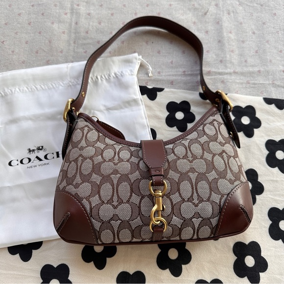 Coach Handbags - Coach Underarm Bag, Moon Bag, Brown